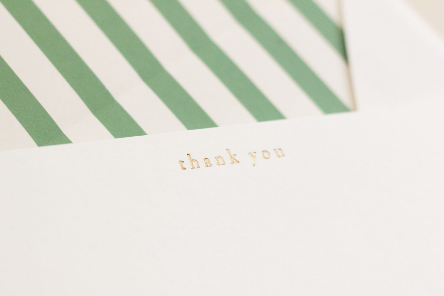 THE ROSAMUND SET - GREEN STRIPE
