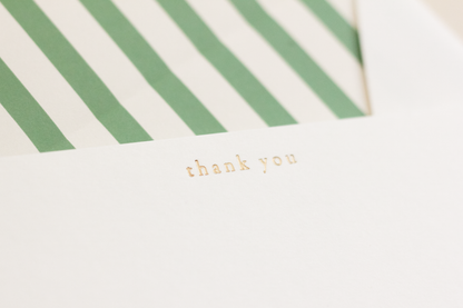 THE ROSAMUND SET - GREEN STRIPE