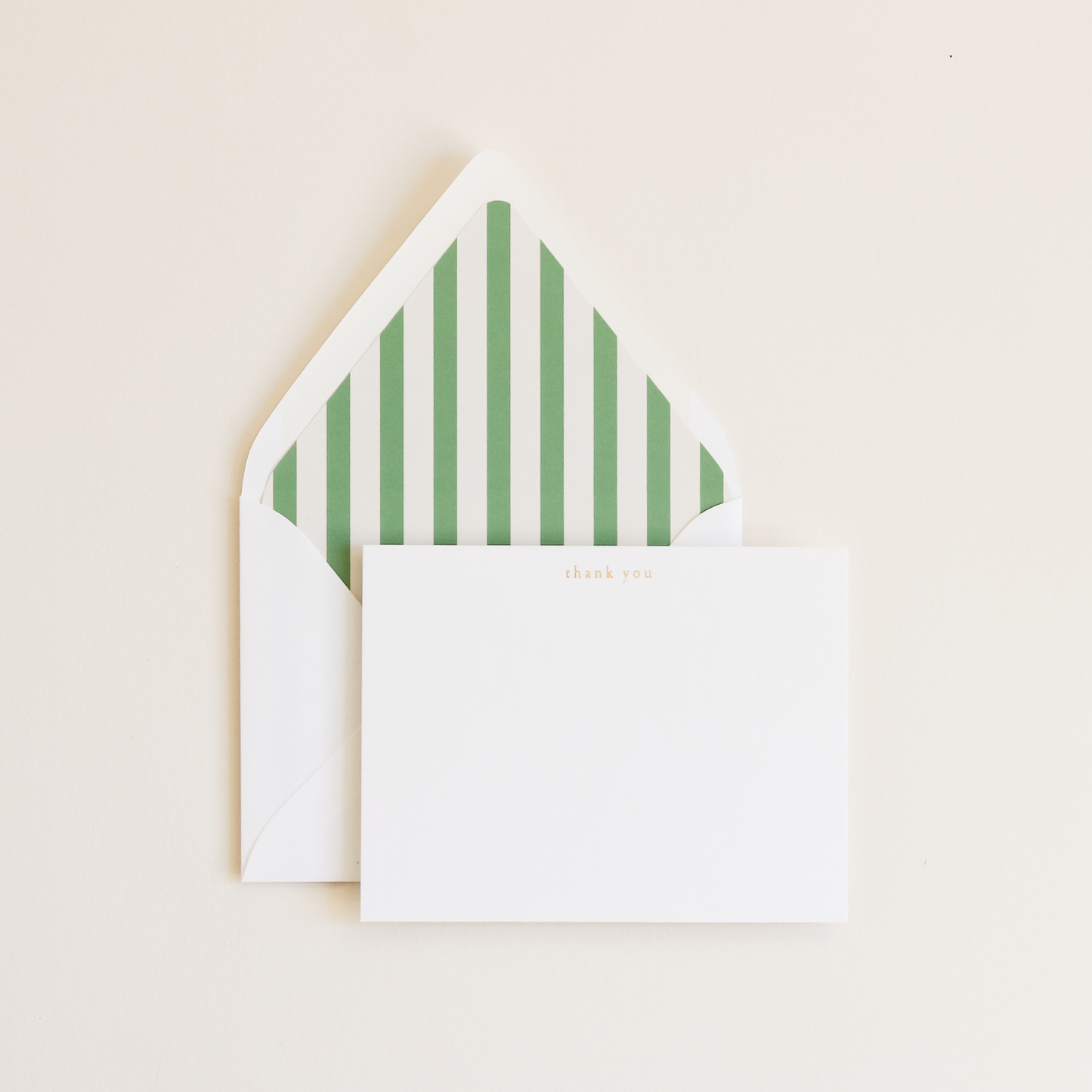 THE ROSAMUND SET - GREEN STRIPE
