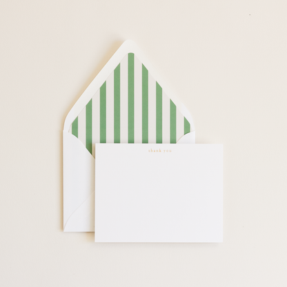 THE ROSAMUND SET - GREEN STRIPE