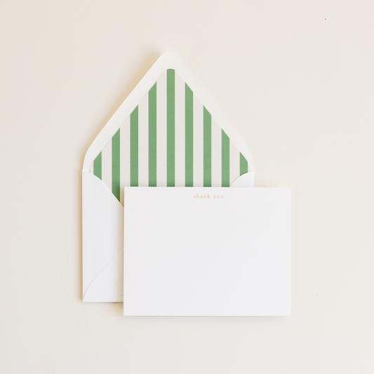 THE ROSAMUND SET - GREEN STRIPE