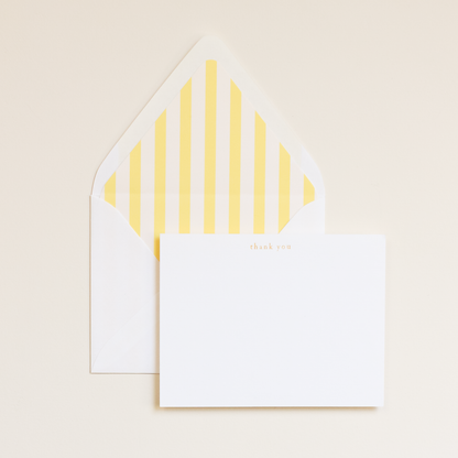 THE ROSAMUND SET - YELLOW STRIPE