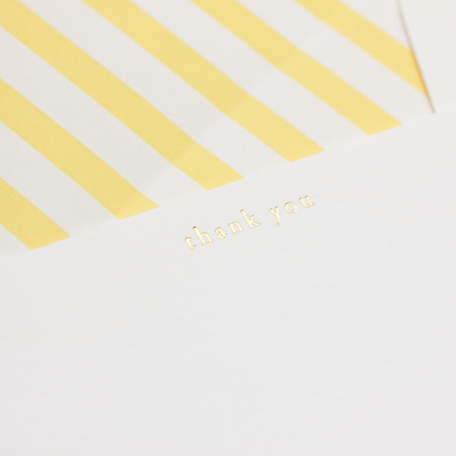 THE ROSAMUND SET - YELLOW STRIPE