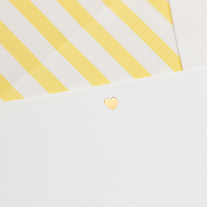 THE LILIBET SET - YELLOW STRIPE